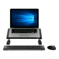 Redmond 14.75"W x 11.25"D Steel Laptop Stand, Black/Silver (30498)<Allsop Hot