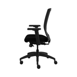 Office Chairs*Allsteel Quip Ergonomic Mesh Back Swivel Task Chair, Black/Carbon (STNOBLK)