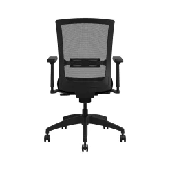 Office Chairs*Allsteel Quip Ergonomic Mesh Back Swivel Task Chair, Black/Carbon (STNOBLK)