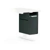 File Cabinets*Allsteel Radii Undermount File Cabinet, Letter/Legal Size, Lockable, Flint (AUFH15N001)