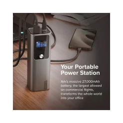 Ark USB Power Bank, 27000mAh, Silver (A27KPB140W)<ALOGIC New