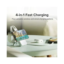 Lift 4-in-1 Magnetic USB-A/USB-C Power Bank, 10000 mAh, White (L10KPBWH)<ALOGIC Sale