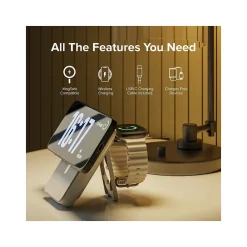 Lift 4-in-1 Magnetic USB-A/USB-C Power Bank, 10000 mAh, White (L10KPBWH)<ALOGIC Sale