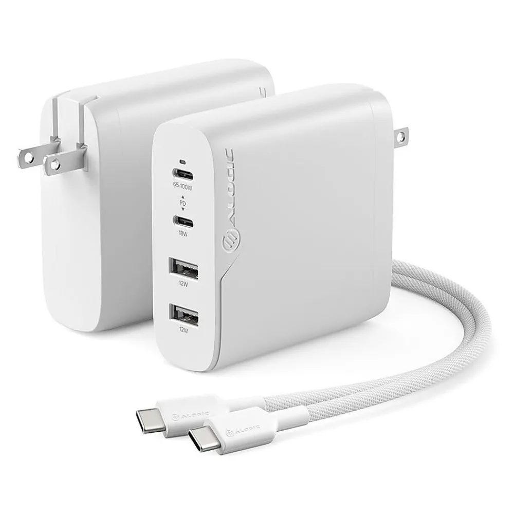 Rapid Power USB Charging Kit/Bundle for Tablet/Cellular Phone/Notebook, White (WCG4X100)<ALOGIC Online