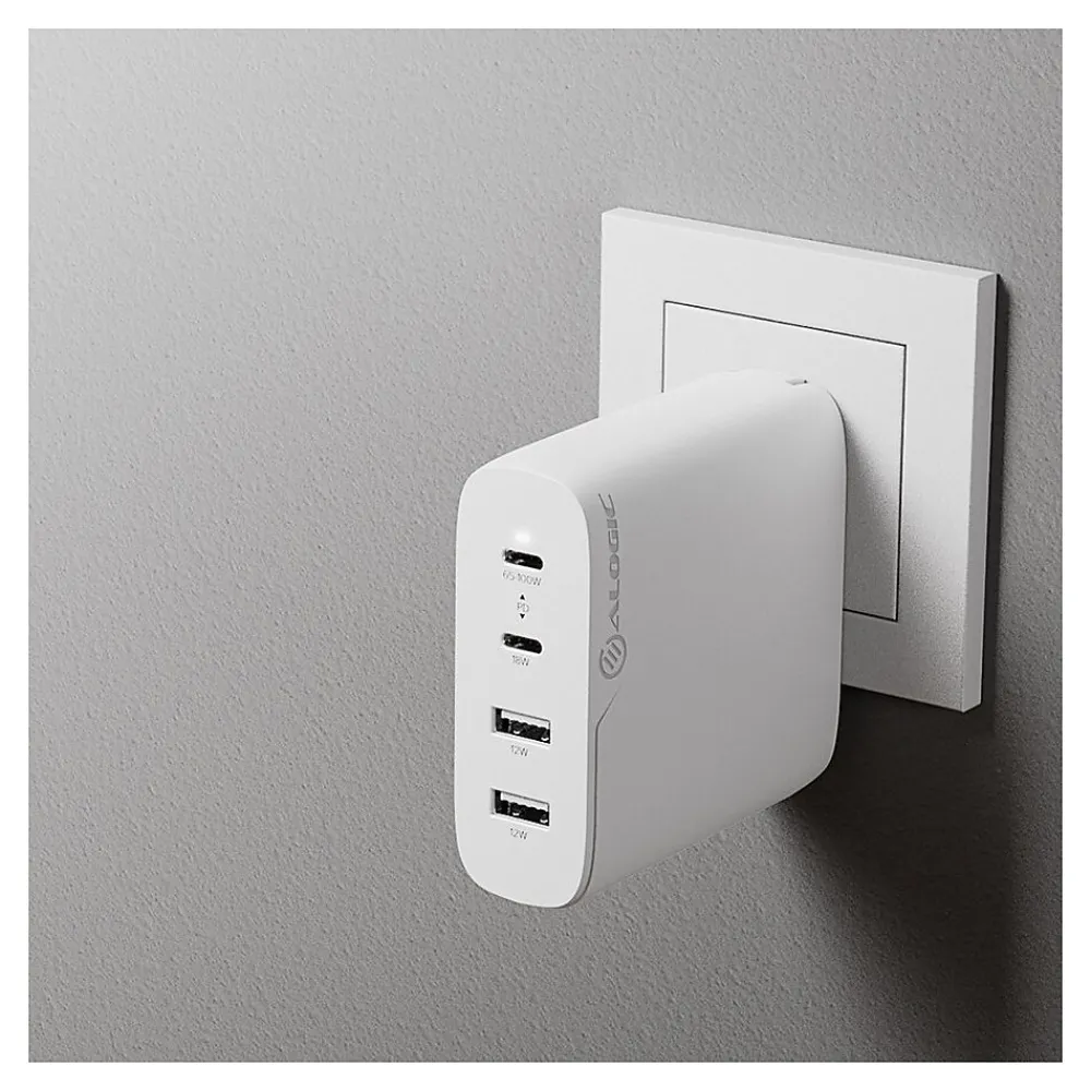 Rapid Power USB Charging Kit/Bundle for Tablet/Cellular Phone/Notebook, White (WCG4X100)<ALOGIC Online