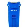 500 Series Plastic Outdoor Trash Can, 64 Gallon, Blue (ALP500-64-BLU)<Alpine Industries Discount
