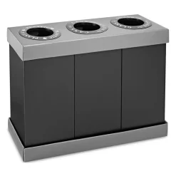 Cardboard Trash & Recycling Bin Combo, 84 Gallon, Black (471-03-BLK)<Alpine Industries Sale