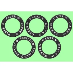 Cardboard Trash & Recycling Bin Combo, 84 Gallon, Black (471-03-BLK)<Alpine Industries Sale