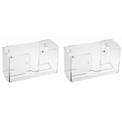Centerpull Paper Towel Dispenser, Clear, 2/Pack (432-CLR-2PK)<Alpine Industries Hot