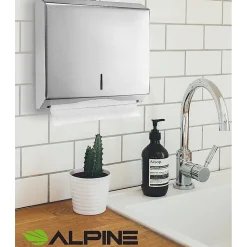 Centerpull Paper Towel Dispenser, Stainless Steel, 2/Pack (481-2PK)<Alpine Industries Outlet