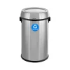 Commercial Indoor Single-Stream Indoor Recycling Station, 17 Gallon, Stainless Steel (ALP470-65L-1-R)<Alpine Industries Sale