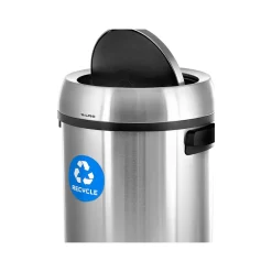 Commercial Indoor Single-Stream Indoor Recycling Station, 17 Gallon, Stainless Steel (ALP470-65L-1-R)<Alpine Industries Sale