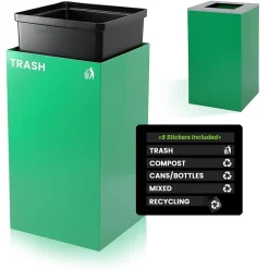29-Gallon Indoor Compost Bin, Green (ALP4450-KIT-GRN-M-COM)<Alpine Industries Hot
