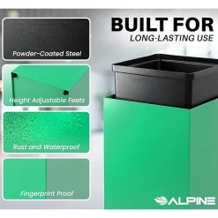 29-Gallon Indoor Compost Bin, Green (ALP4450-KIT-GRN-M-COM)<Alpine Industries Hot