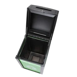 GS Series Steel Recycling Bin, 40 Gallon, Green (ALP471-40-GS-S)<Alpine Industries New