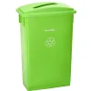 Lime Green Commercial Indoor Recycling Bin with Paper Slot Lid, 3-Pack (4778-4-LGRN-3)<Alpine Industries Hot