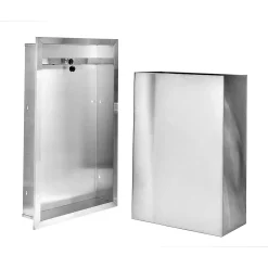 Metal Indoor Trash Can, 12 Gallon, Stainless Steel (493)<Alpine Industries Best