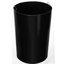 Metal Trash Can, 38 Gallon, Black (479-38)<Alpine Industries New