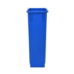 Plastic Recycle Bin and Lid, 23 Gallon, Blue, (477-R-BLU-PKG2)<Alpine Industries New