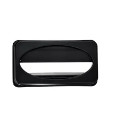 Plastic Indoor Slim Commercial Trash Can with Lid, 23 Gallon, Black (477-BLK-PKG1)<Alpine Industries Discount