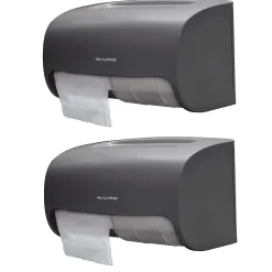 Side-by-Side Double Roll Toilet Tissue Dispenser, Gray, 2/Pack (452-GRY-2PK)<Alpine Industries Online