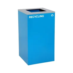 Single-Stream Recycling Station, 29 Gallon, Blue (4450-BLU-S-RE)<Alpine Industries New