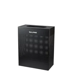 Stainless Steel Trash Can, 23 Gallon, Black (ALP438-23-BLK-MK)<Alpine Industries Best