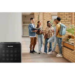 Stainless Steel Trash Can, 23 Gallon, Black (ALP438-23-BLK-MK)<Alpine Industries Best