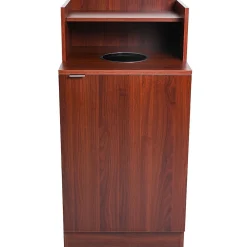 Trash Can, 32-Gallon, Mahogany (ALP476-DH-MA)<Alpine Industries Discount