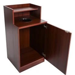 Trash Can, 32-Gallon, Mahogany (ALP476-DH-MA)<Alpine Industries Discount