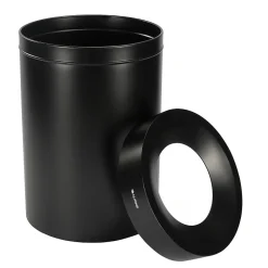 Alpine Stainless Steel Trash Can, 50-Gallon, Matte Black (ALP475-50-BLK)<Alpine Industries Hot