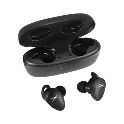 NanoBuds Sport 2.0 Wireless Ambient Sound Earbuds, Bluetooth, Black (MZX5201-BLK-STK-6)<Altec Lansing Online