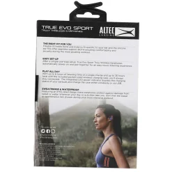 Altec True Evo Sport Truly Wireless Bluetooth Earphones, Black (MZX758-BLK)<Altec Lansing