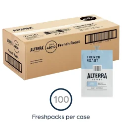 Alterra French Roast Coffee Flavia Pods, Dark Roast, 100/Carton (MDRA184)
