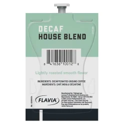 Alterra House Blend Decaf Coffee Flavia Pods, Light Roast, 100/Carton (MDRA187)