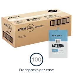 Alterra Sumatra Coffee Flavia Pods, Dark Roast, 100/Carton (MDRA194)