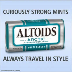 Altoids Arctic Sugar Free Wintergreen Mints, 9.6 oz., 8/Pack (209-00489)