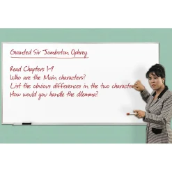 Dry Erase*Ghent Aluminum Frame Markerboard, 2' x 3'