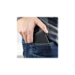 USB Power Bank for Most Smartphones, 5000mAh, Black (ASPB5KF)<Aluratek Clearance