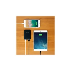 Aluratek USB Power Bank for Most Smartphones, 10000mAh, Black (ASPB10KF)