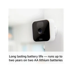 Blink Amazon Wireless Indoor Security Camera, One Camera Kit, White/Black (B07X4BCRHB)