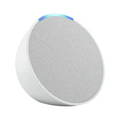 Amazon Echo Pop Bluetooth/Wi-Fi Wireless Smart Speaker with Alexa, Glacier White (53-031156)