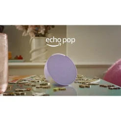 Amazon Echo Pop Wi-Fi/Bluetooth Wireless Smart Speaker with Alexa, Lavender Bloom (53-031157)