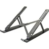 10" x 6" Aluminum Folding Laptop Stand, Dark Gray (AMRNS02DG)<Amer Hot