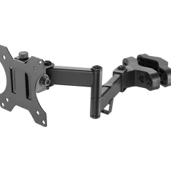 Sale Amer Adjustable Full-Motion Pole Mount Monitor Arm, Up to 32