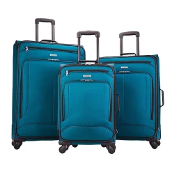 Pop Max 3-Piece Spinner Luggage Set, Teal (115358-2824)<American Tourister Clearance