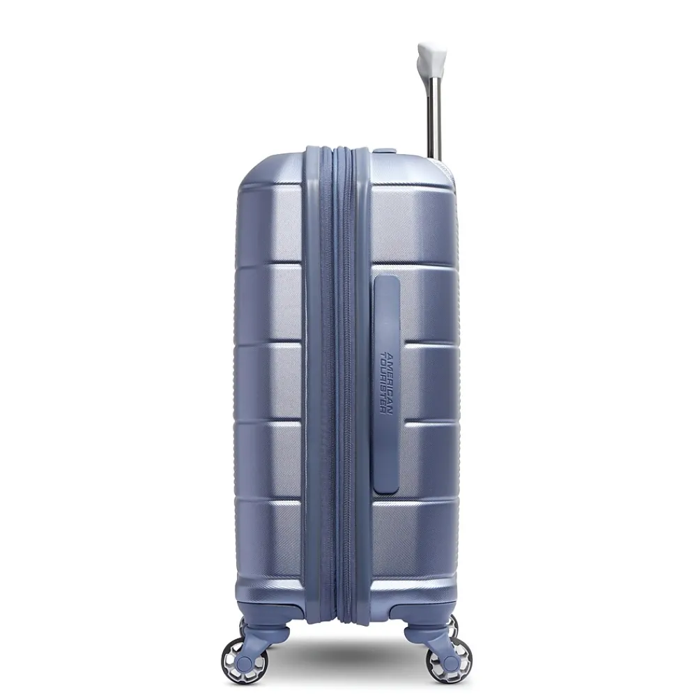 Stratum 2.0 22" Hardside Carry-On Suitcase, 4-Wheeled Spinner, Slate Blue (142348-E264)<American Tourister Best
