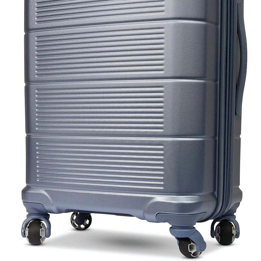 Stratum 2.0 22" Hardside Carry-On Suitcase, 4-Wheeled Spinner, Slate Blue (142348-E264)<American Tourister Best