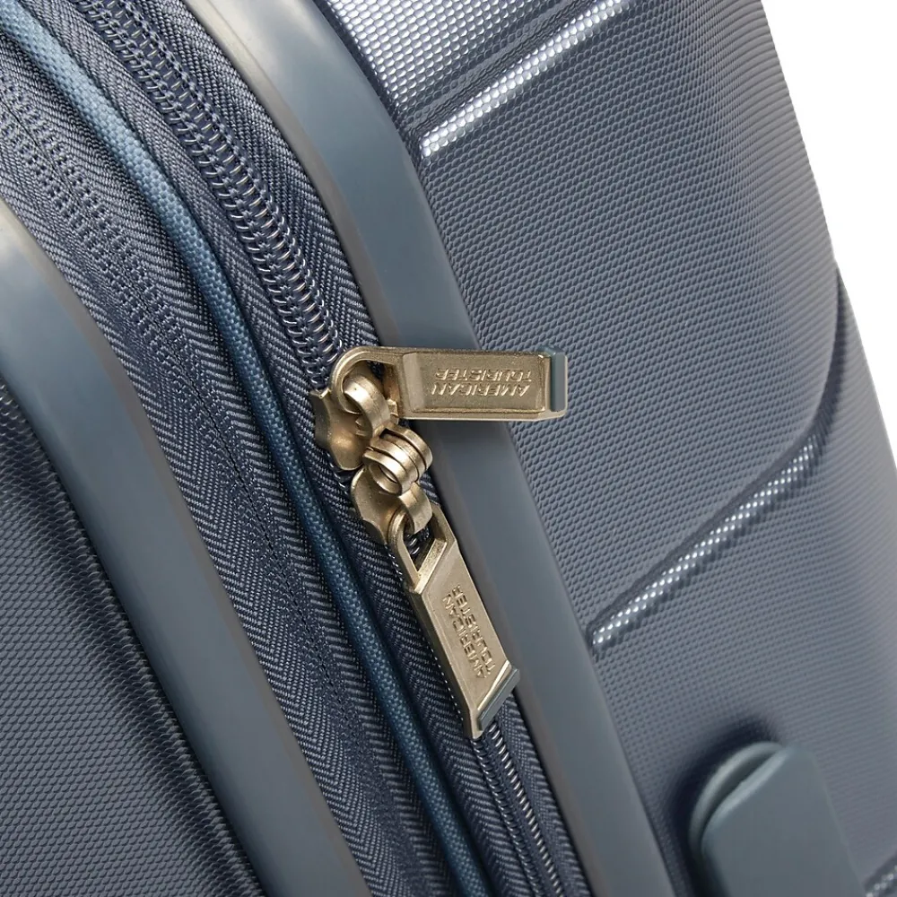 Stratum 2.0 22" Hardside Carry-On Suitcase, 4-Wheeled Spinner, Slate Blue (142348-E264)<American Tourister Best