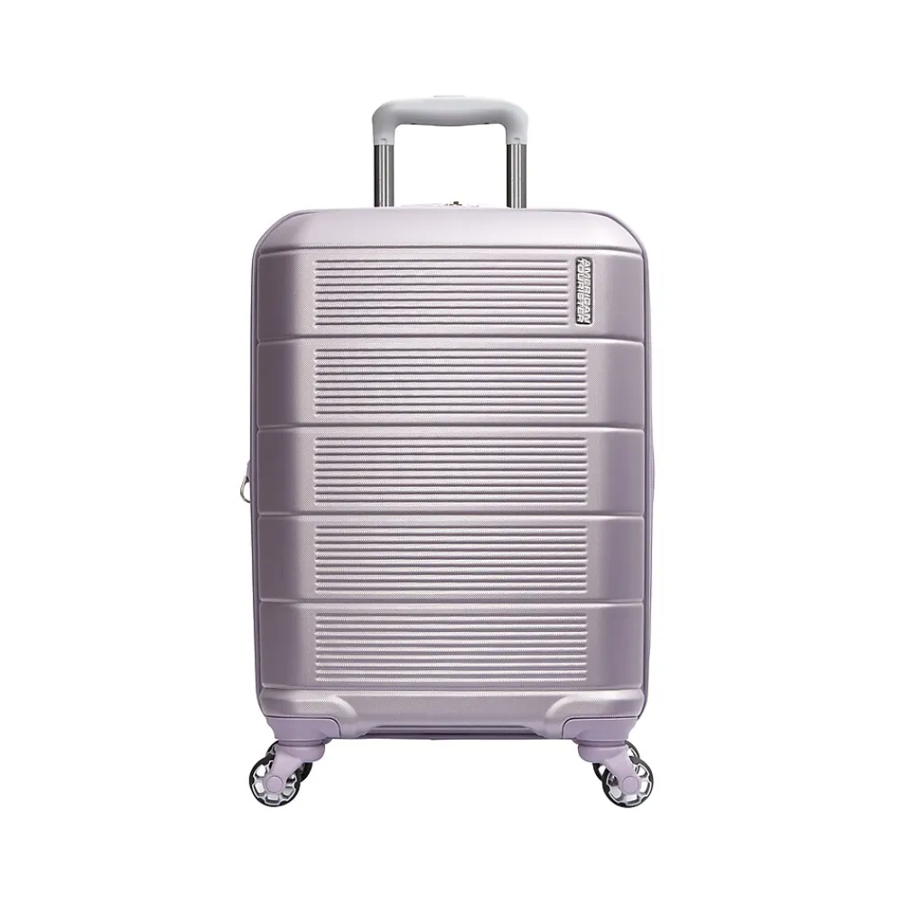 Stratum 2.0 22" Hardside Carry-On Suitcase, 4-Wheeled Spinner, Purple Haze (142348-4321)<American Tourister Clearance